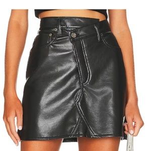 AGOLDE Criss Cross Skirt in Detox